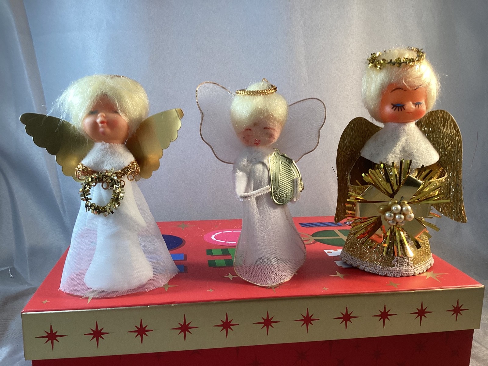 Vintage Group of 3 Angels