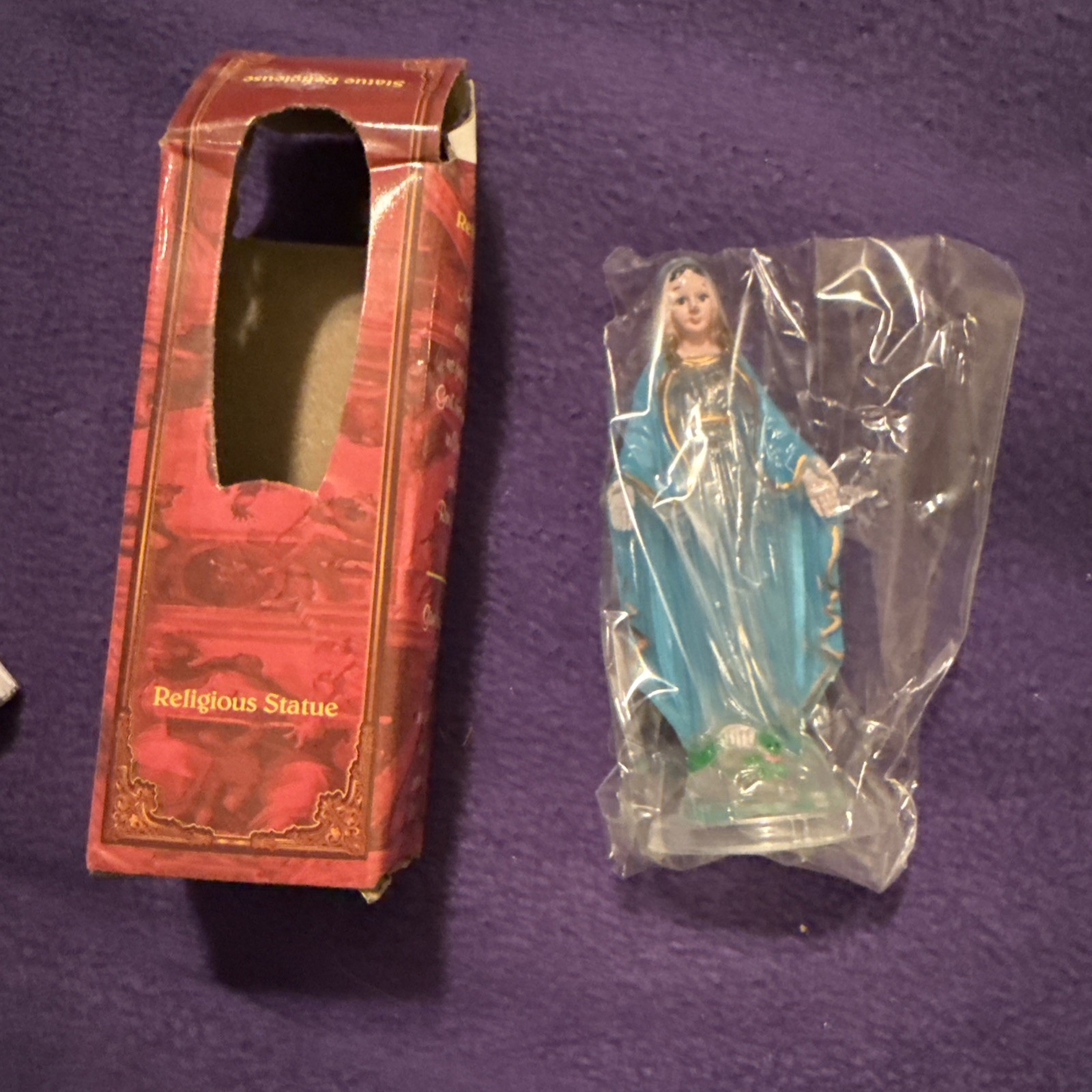 What A Beautiful “Blessed Mother” Luminous Transparent Figurine