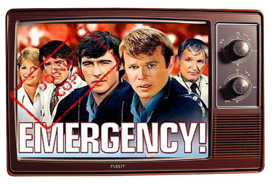 EMERGENCY Classic TV Show Emergency First Responders Retro TV Fridge Magnet 2x3