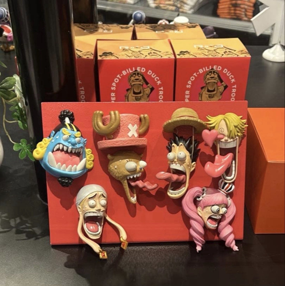 RofJ BY JUMP SHOP One Piece Surprised Face Magnet Collection Complete Box RofJ BY JUMP SHOP One Piece Surprised Face Magnet Collection Complete Box