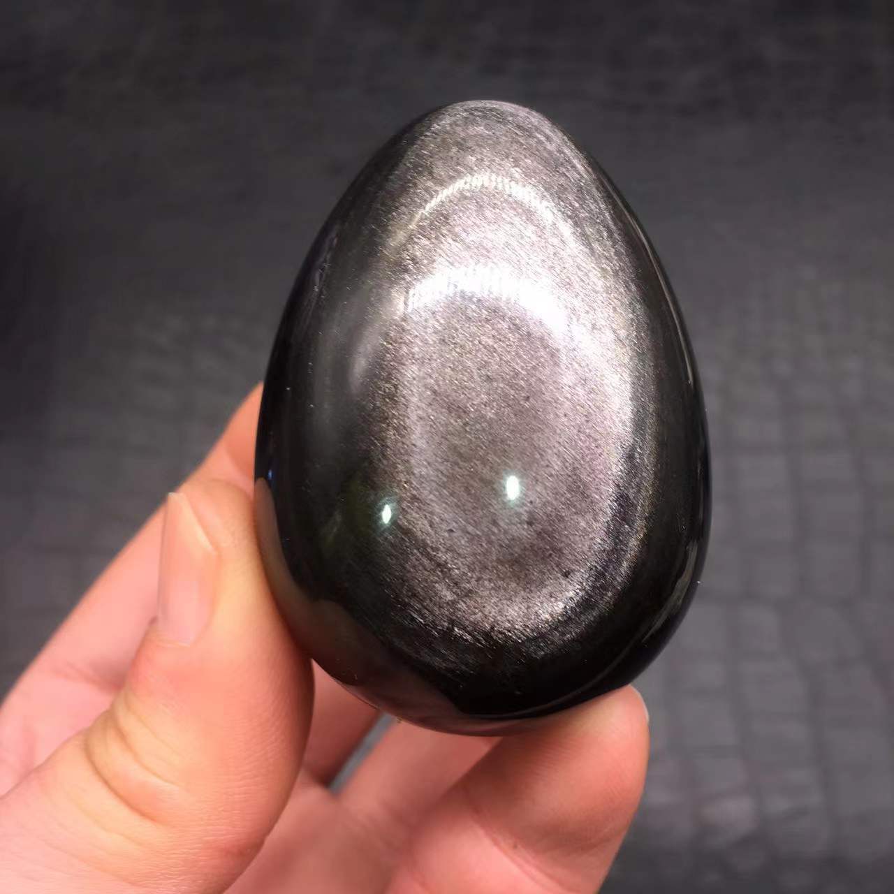 Wholesale Lot 1 Pcs Natural Sheen Obsidian Egg Polish Crystal Healing Energy