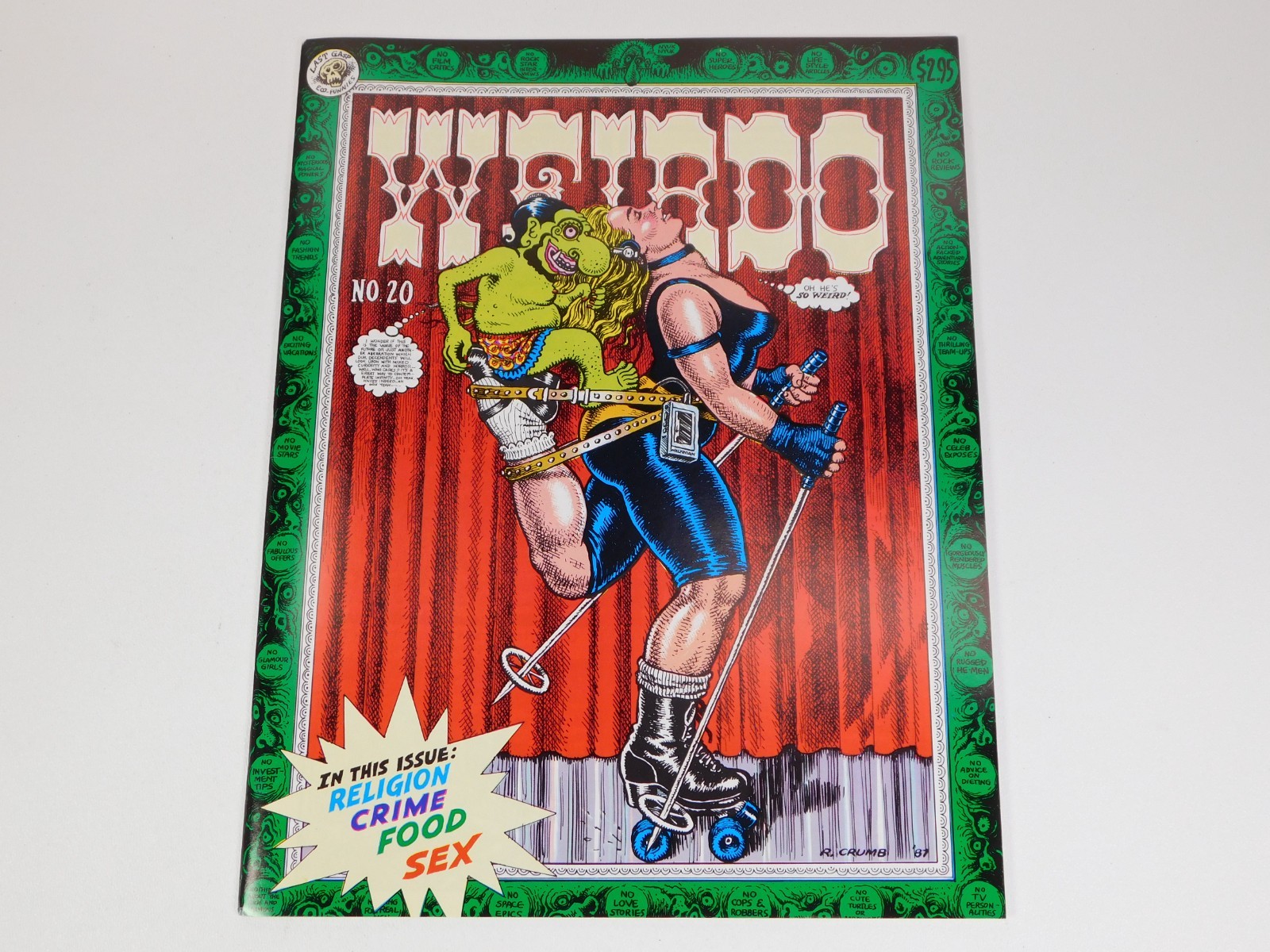 WEIRDO #20 Underground Comic - Near Mint/Unread - 1st Print Comix