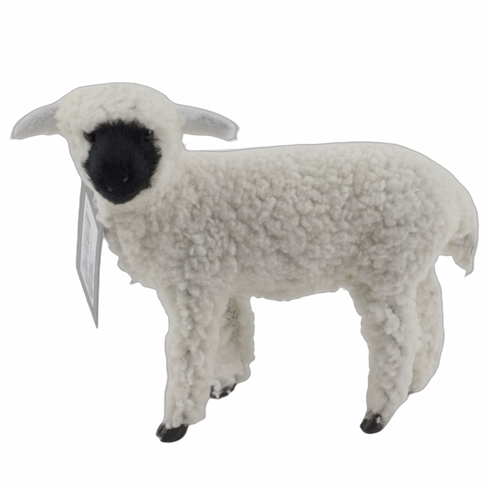 Wooly Easter White Black Standing Sheep Lamb Figure Christmas Easter 4.5\