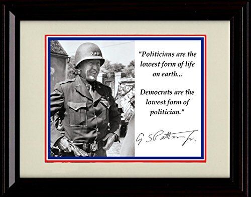 Unframed George S Patton Political Quote