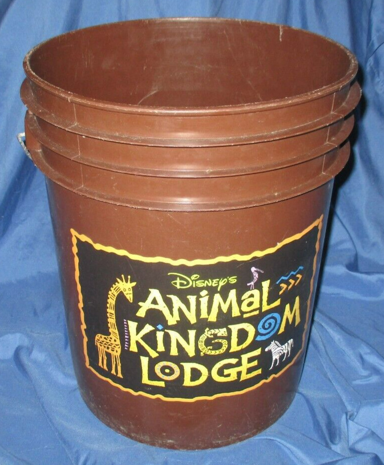 ANIMAL KINGDOM Disney Original Cast Member Prop ~ Utility Bucket w/Logo