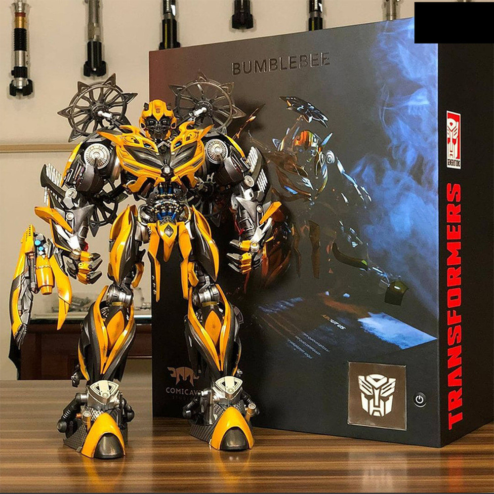 Comicave Transformers Bumblebee 1:18 Action Figure W/ Led Model Collection Boxed