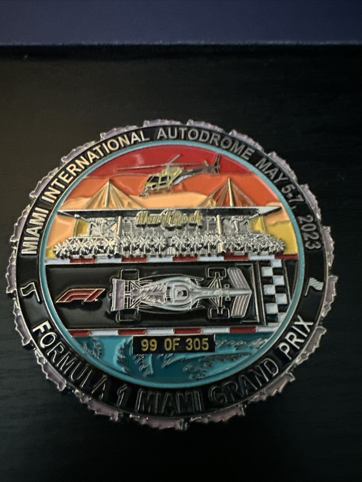 🔥 Formula 1 Miami Grand Prix  2023 Challenge Coin: C-UAS FAA, FBI, FAMS 🔥