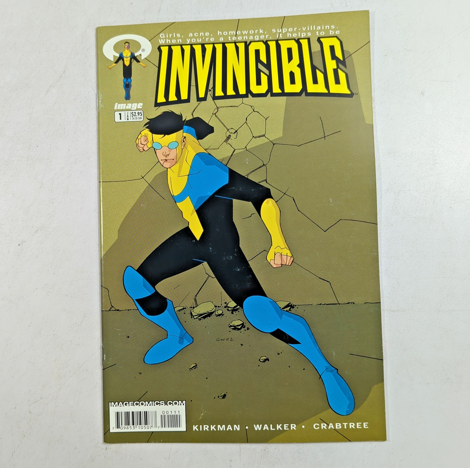 Invincible #1 First Printing 1st Invincible Omni-Man Atom Eve Image 2003 Kirkman Invincible #1 First Printing 1st Invincible Omni-Man Atom Eve Image 2003 Kirkman