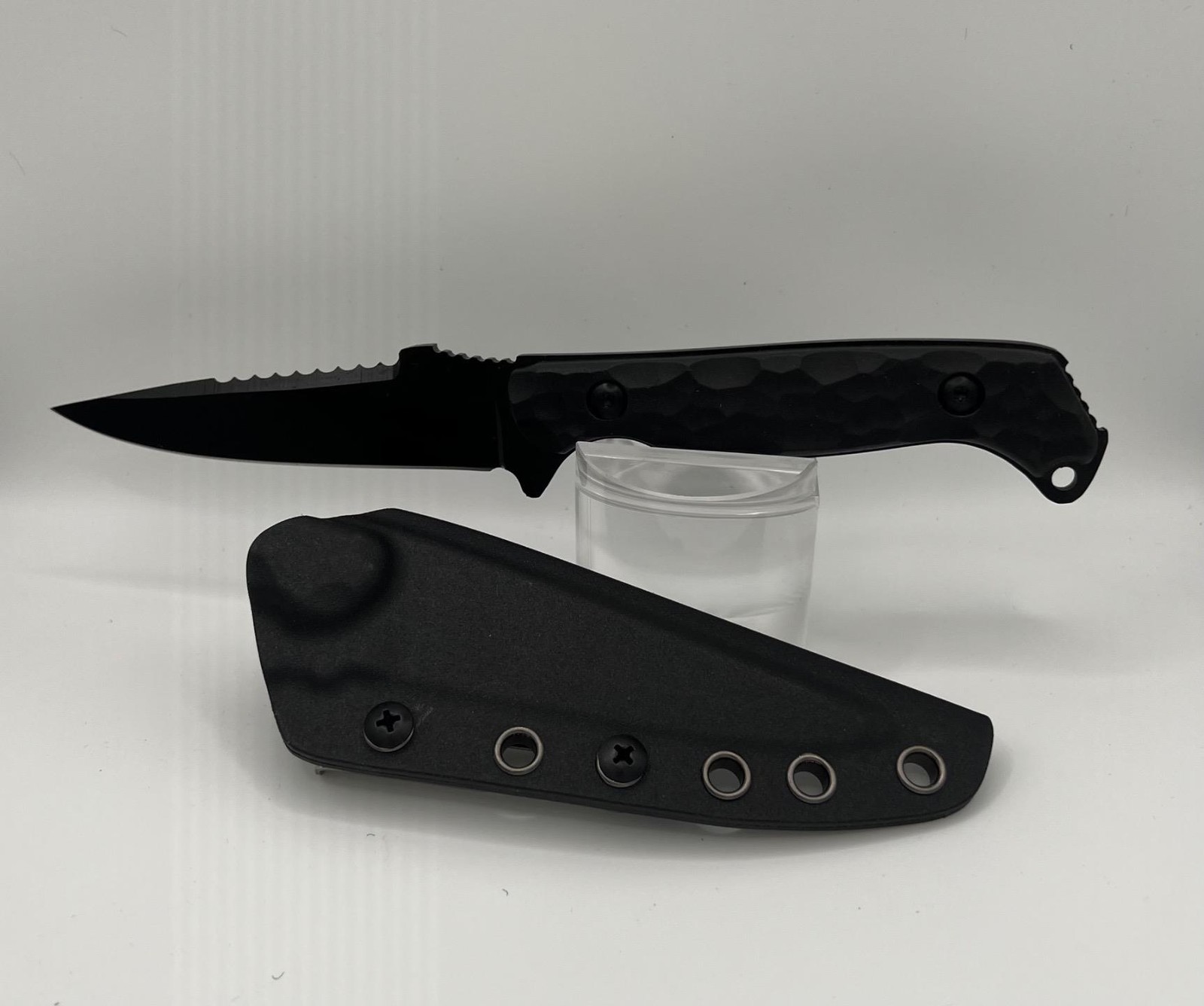 *NIB*TOOR KNIVES DARTER FIXED BLADE*BLACKED OUT*4.25\