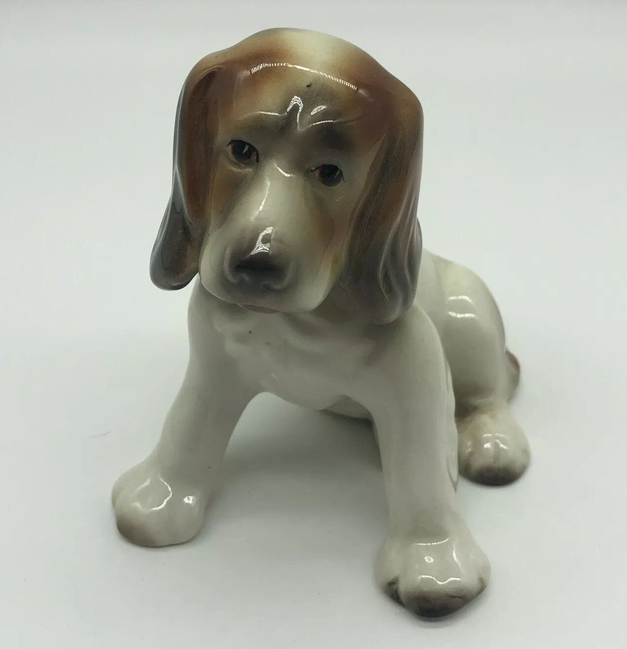 VINTAGE GOLDSCHEIDER EVERLAST CORP SPANIEL DOG FIGURINE #622-88, 4” Tall