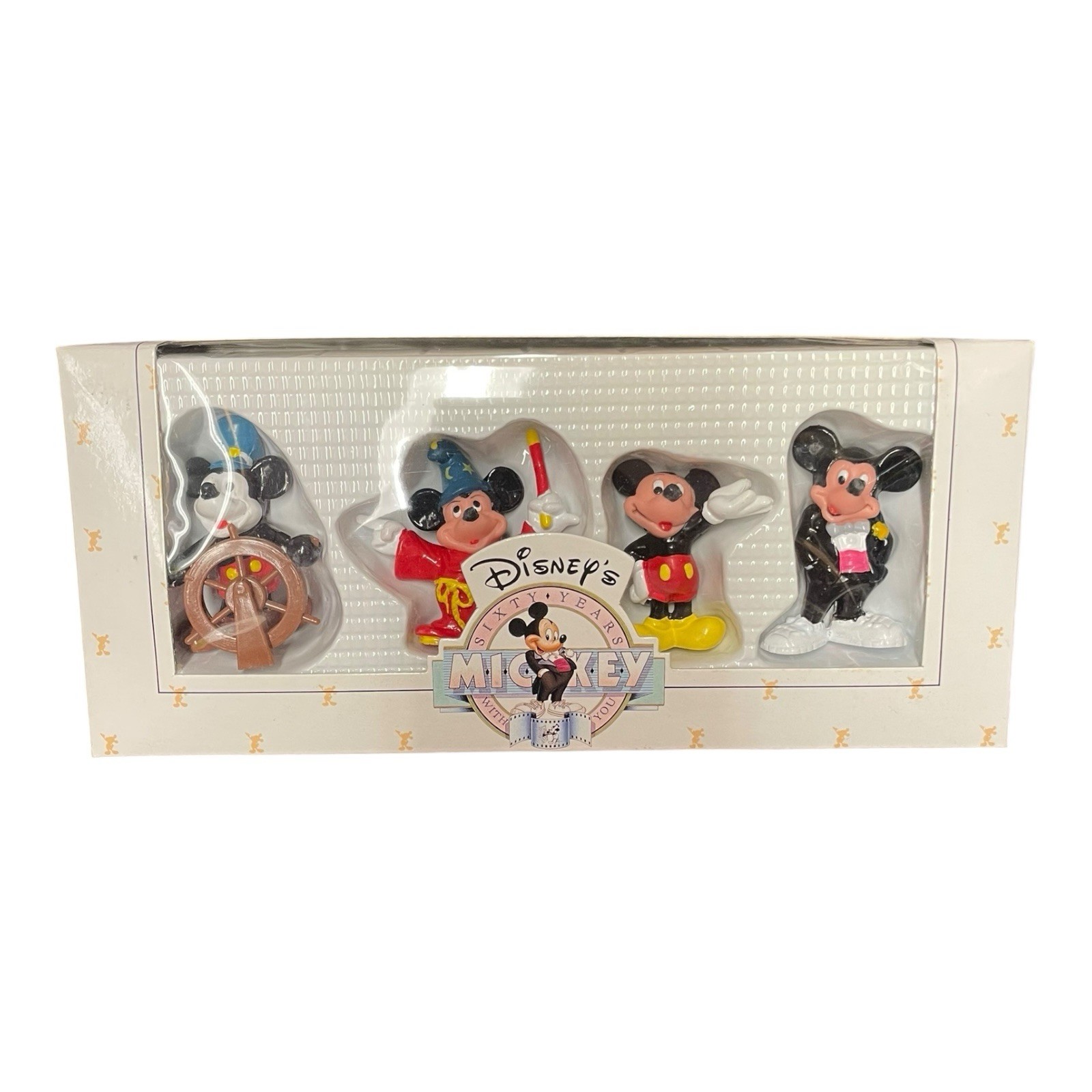 Disney Mickey Mouse 60th Anniversary Applause 4 Mini Figurines Disney Mickey Mouse 60th Anniversary Applause 4 Mini Figurines