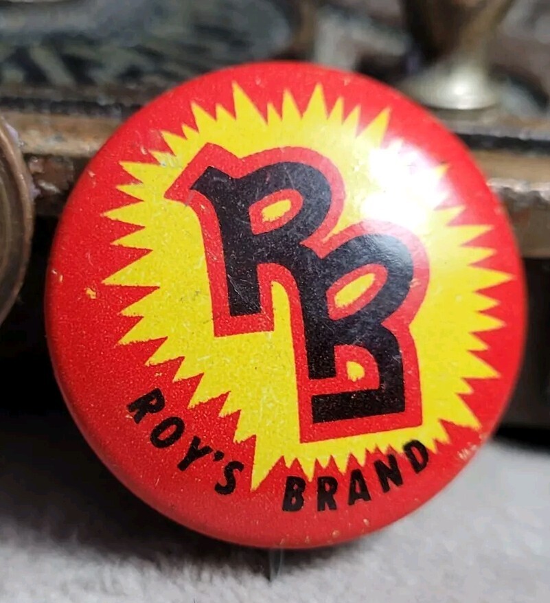 Vintage ROY\'S BRAND ROY ROGERS Pinback Button 1950s