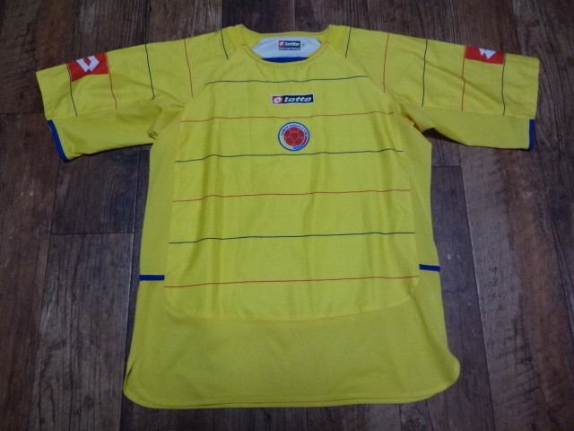 Colombia National Team 2004 Home Jersey M Soccer Football Uniform Authentic