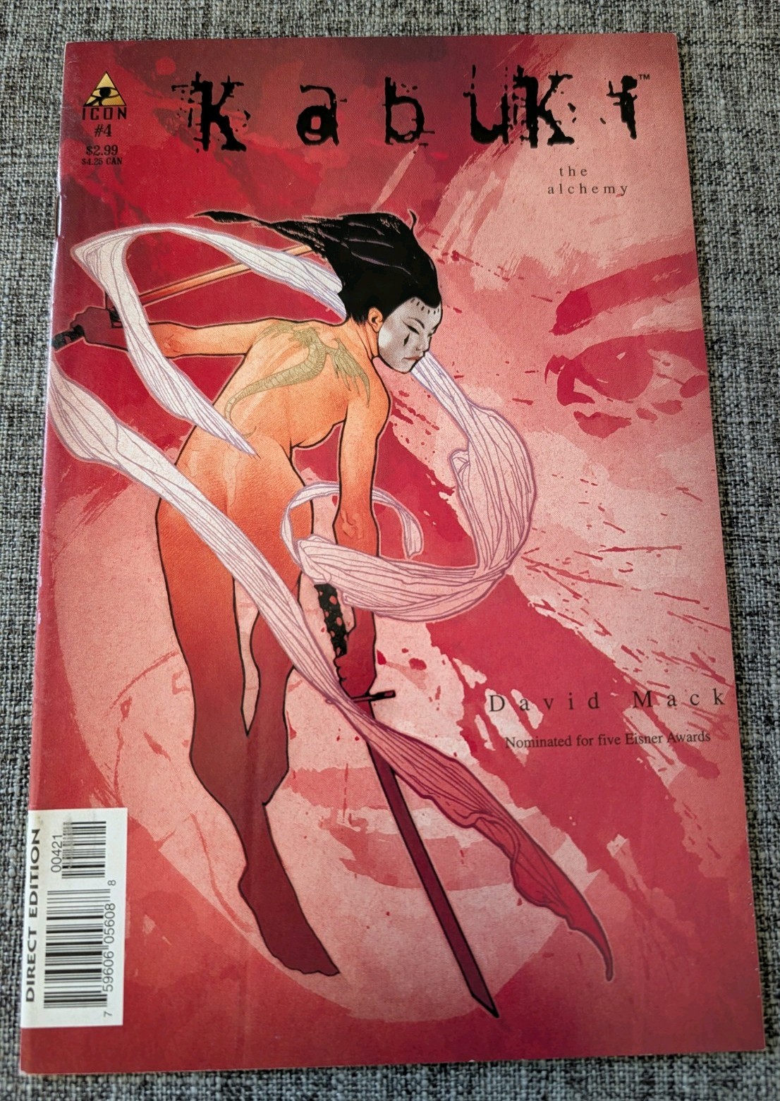 Kabuki The Alchemy # 4 NM  Adam Hughes Variant Image David Mack Comic Book HTF