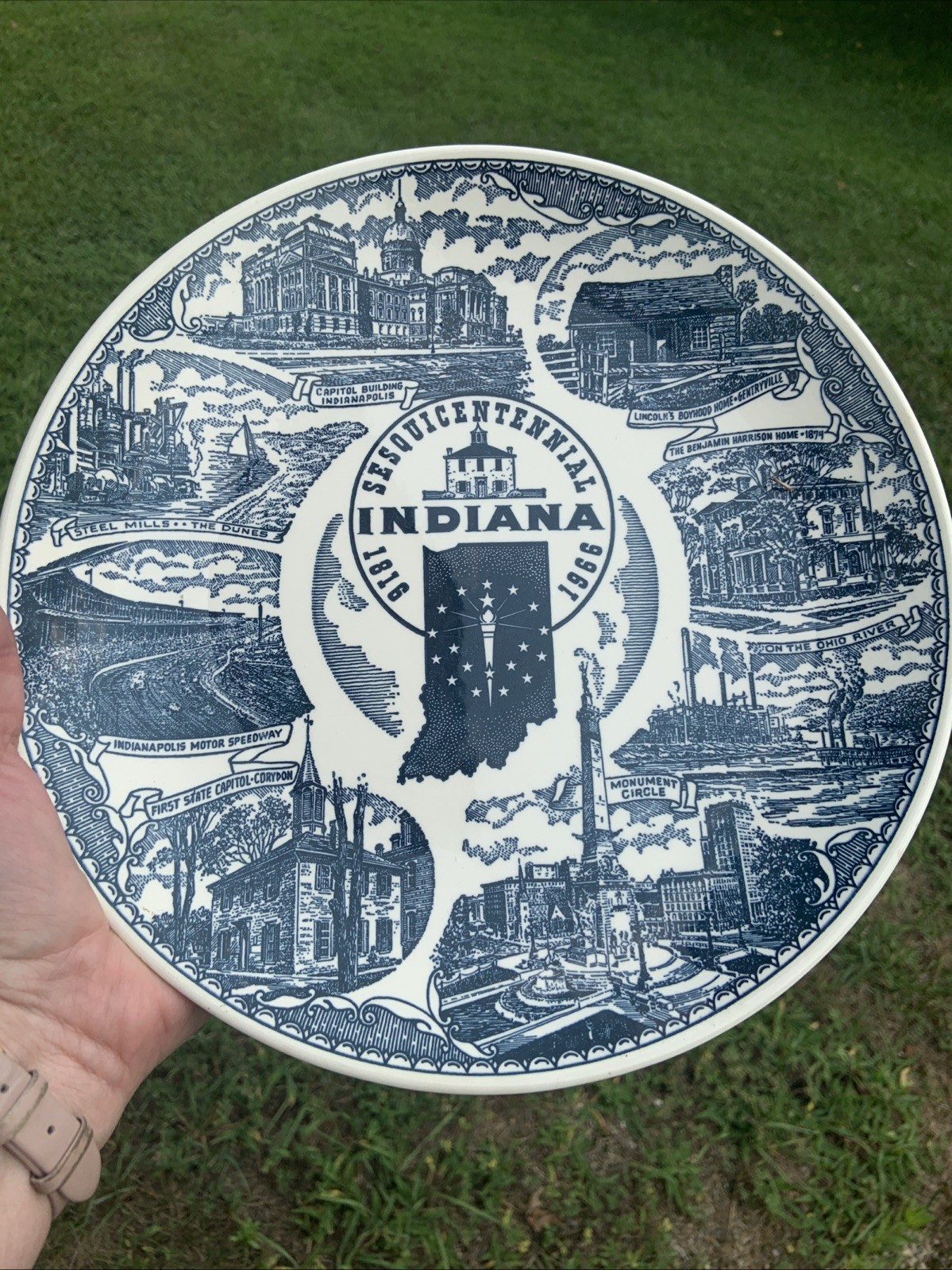 Vintage Indiana Sesquicentennial 1816-1966 10\
