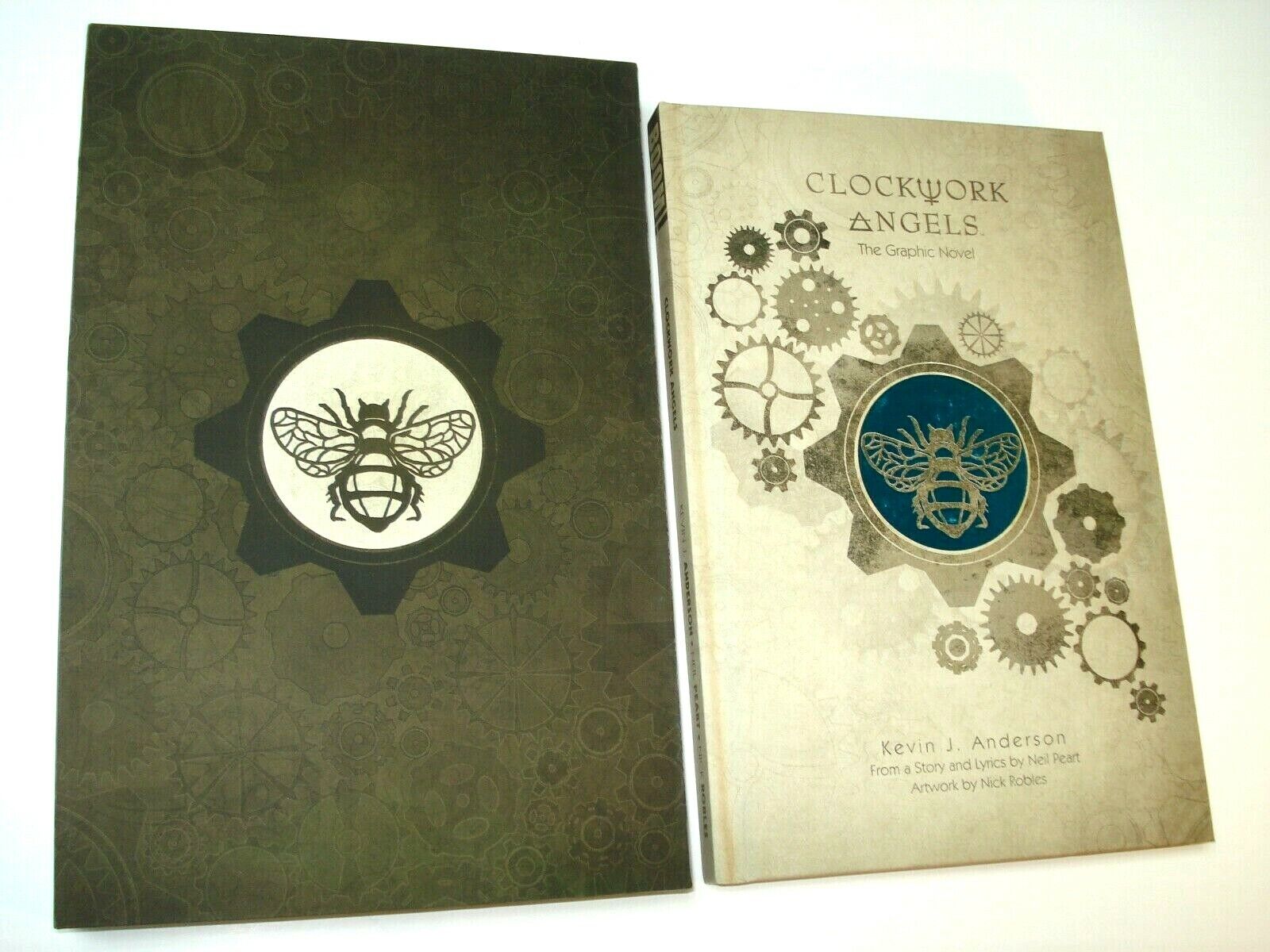 RUSH Neil Peart Signed Book Clockwork Angels Graphic Novel Hardcover LE 393/500 
