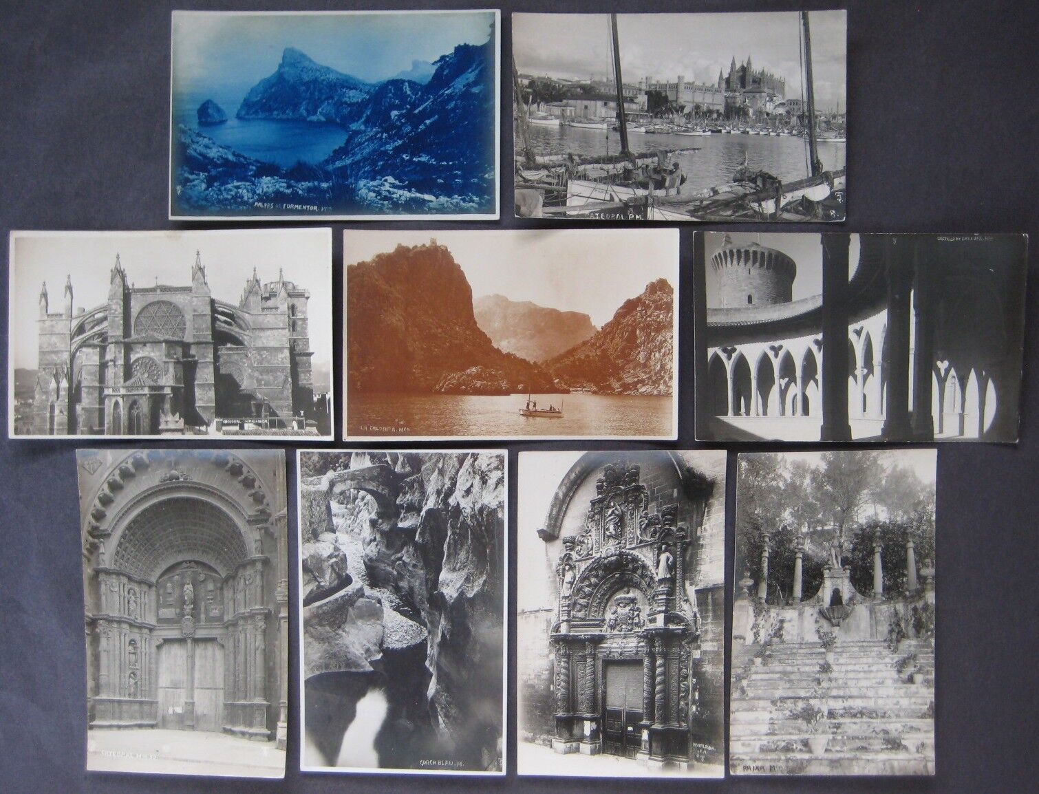 José Truyol Real-Photo Postcard Collection MALLORCA Spain Balearic Castle Unused