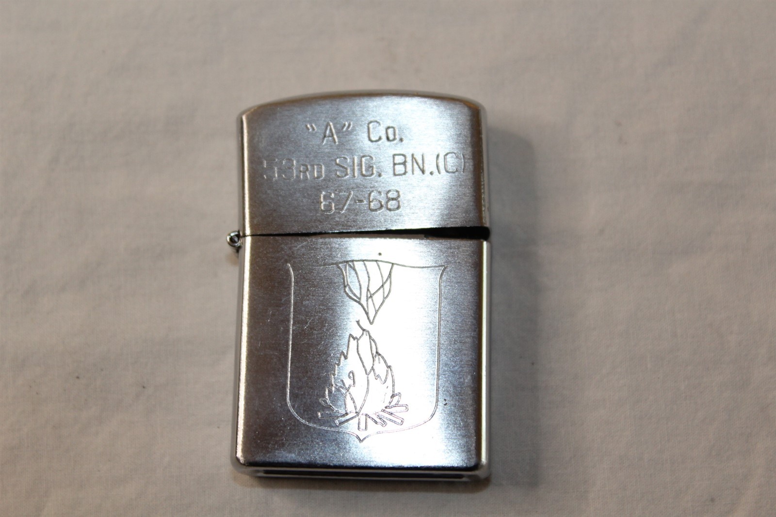 1967-68 Collectible Vintage Engraved Souvenir Lighter 1967-68 Collectible Vintage Engraved Souvenir Lighter