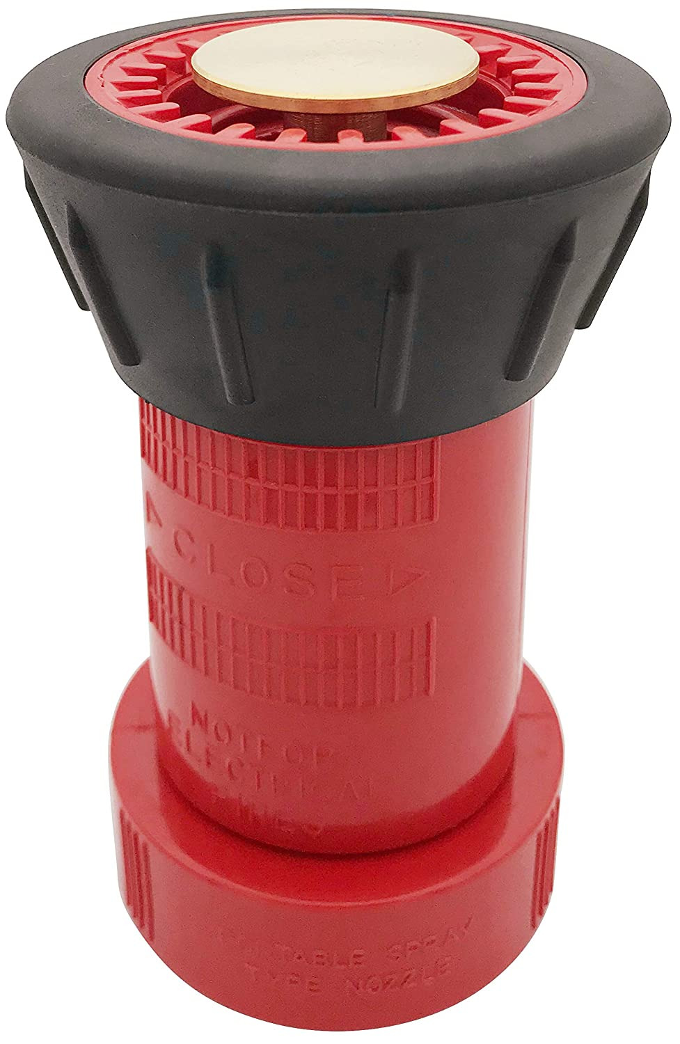 Rosyocean Fire Hose Nozzle 1-1/2 Inch NST/NH Thermoplastic Fire Equipment Indust