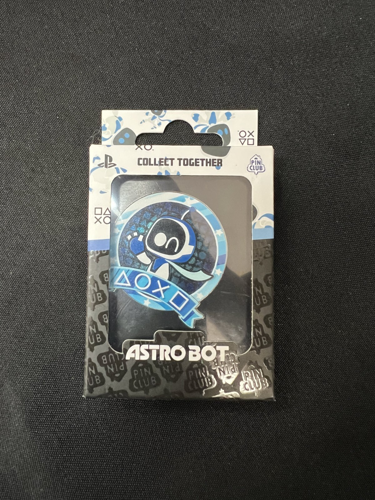 Collect Together Pinback Button - Astro Bot PlayStation Pin Club Collect Together Pinback Button - Astro Bot PlayStation Pin Club