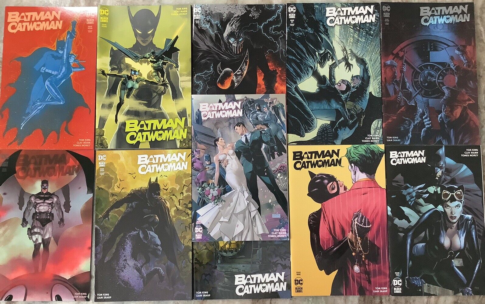 Batwoman / Catwoman 4A, 4C, 5A, 6B, 7B, 8A, 8C, 9A, 9C, 10A, 12A DC 2022 Comics