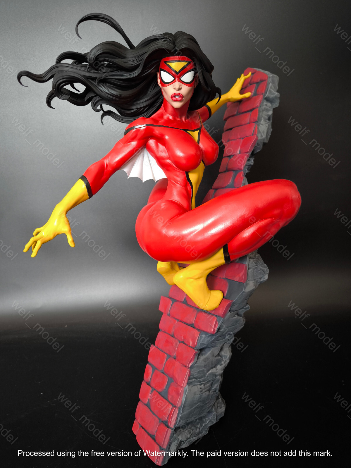 Painted Spider-Woman Jessica Drew Statue 1/4 Sexy Figure