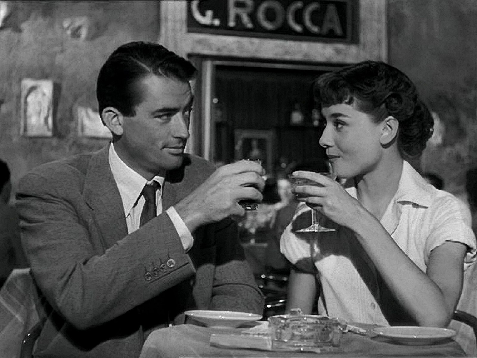 AUDREY HEPBURN & GREGORY PECK Roman Holiday Movie Picture Photo Print 8