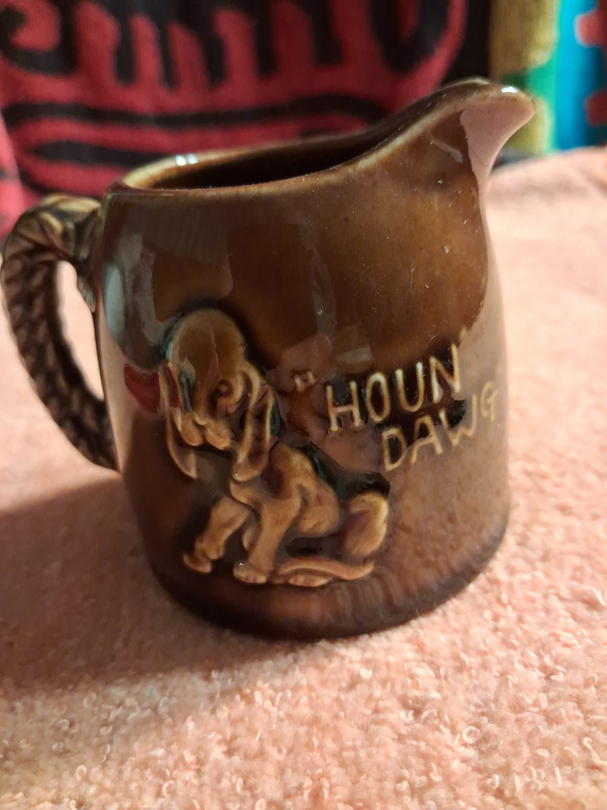 Vintage Ozarks Missouri Ceramic Sugar Jar Travel Souvenir,Japan, Old Matts Cabin
