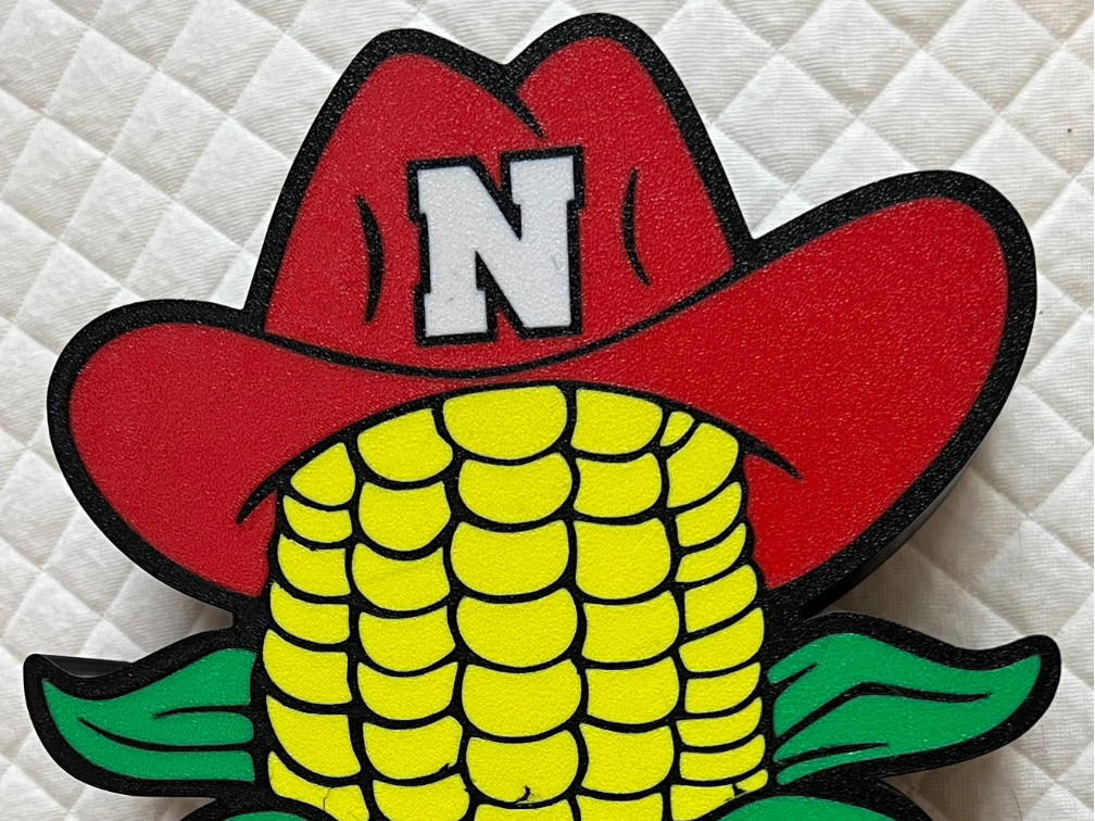 Nebraska CORNhusker 9-inch Light Box LED Sign 3D Printed Wall Decor Man Cave Nebraska CORNhusker 9-inch Light Box LED Sign 3D Printed Wall Decor Man Cave