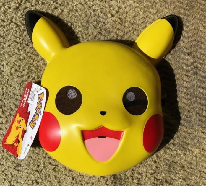 Pokemon Pikachu Costume Mask Disguise Official Licensed NEW