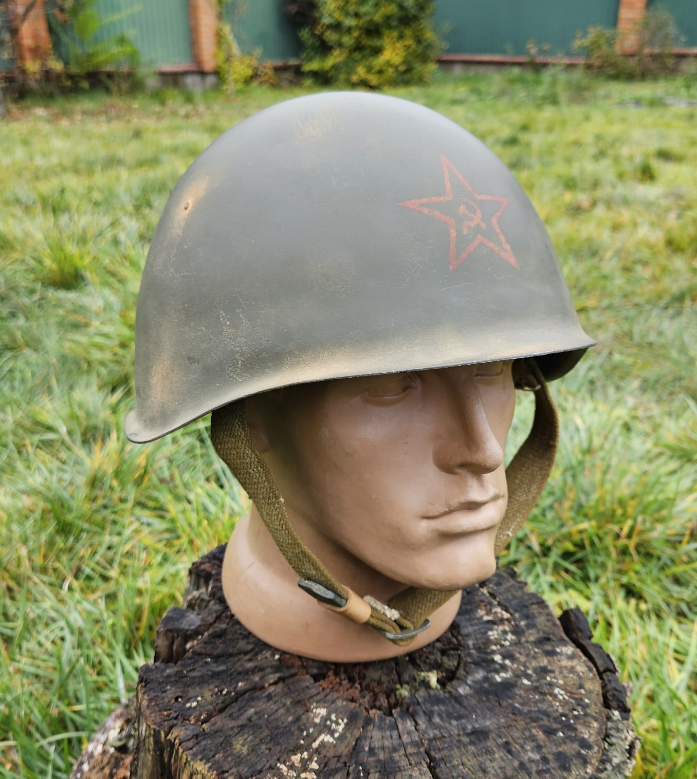 Original Military Helmet SSH 40 Steel WW2  Soviet Army RKKA WWII Russian