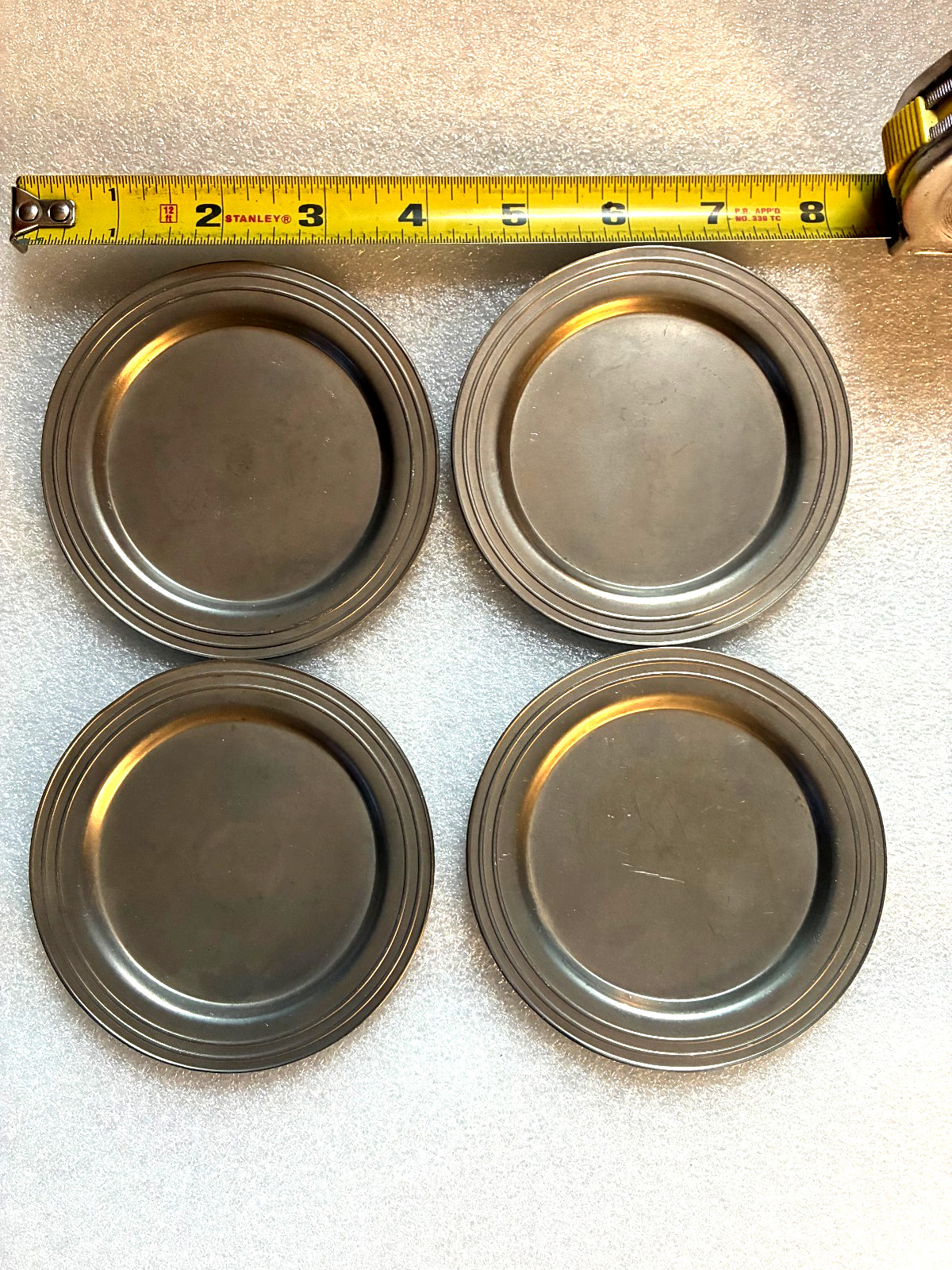 Vintage Rein Zinn Pewter Coasters Vintage Rein Zinn Pewter Coasters