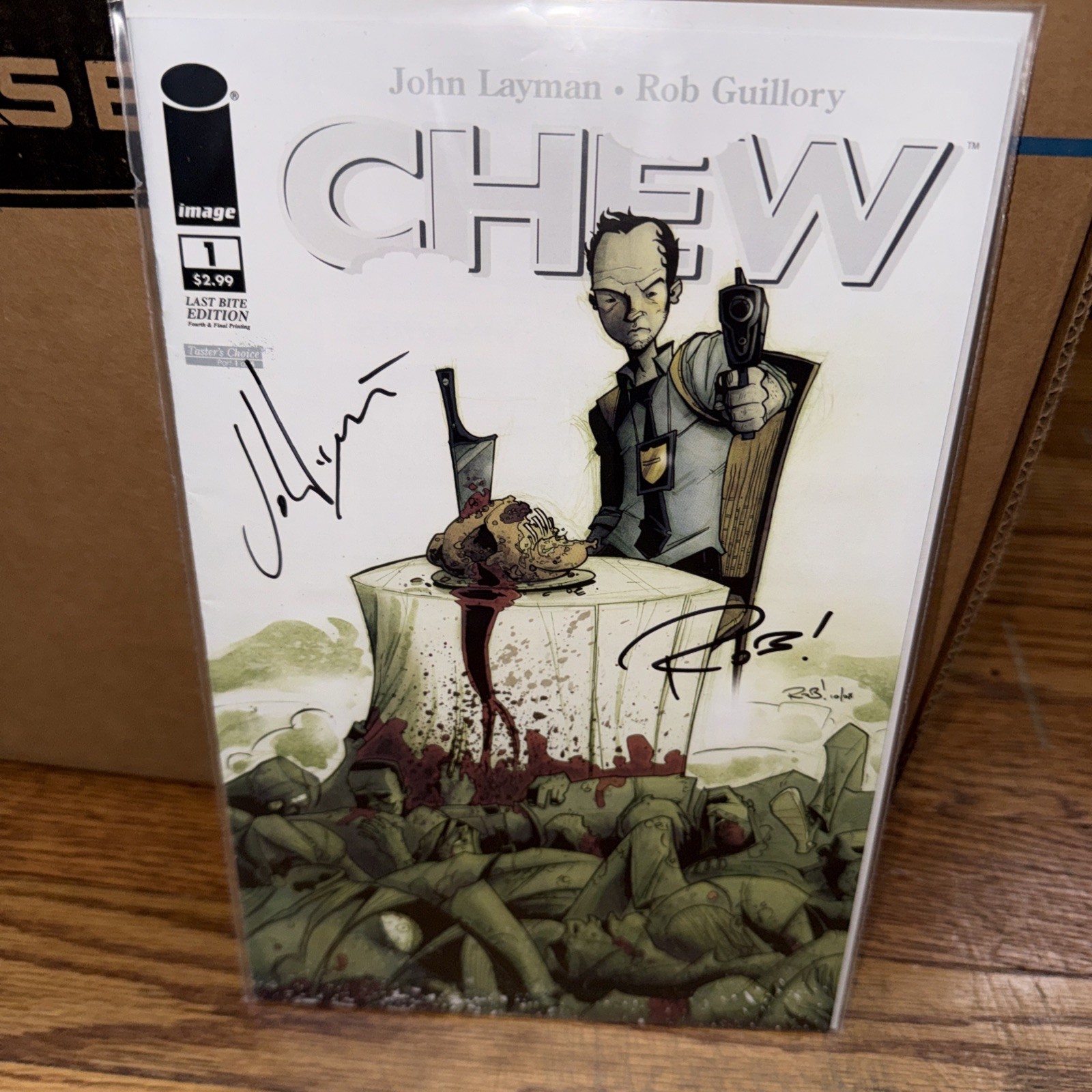 CHEW #1 (NM) JOHN LAYMAN ROB GUILLORY 4th print LAST BITE Edition Image 2009