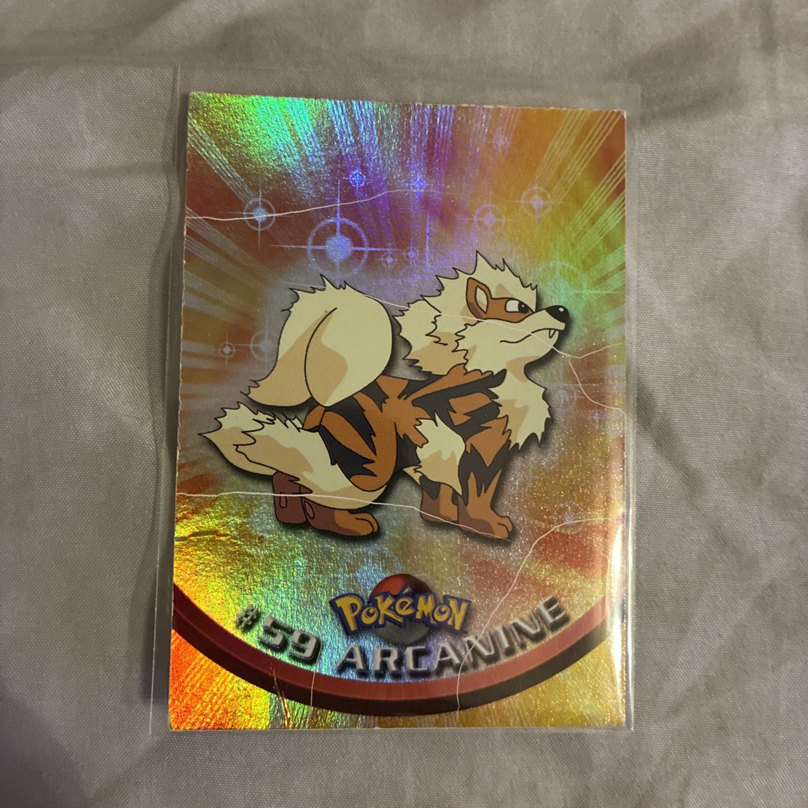 Topps Topps Chrome Pokémon Arcanine #59 Hologram Non-Sport Trading Card Topps Topps Chrome Pokémon Arcanine #59 Hologram Non-Sport Trading Card