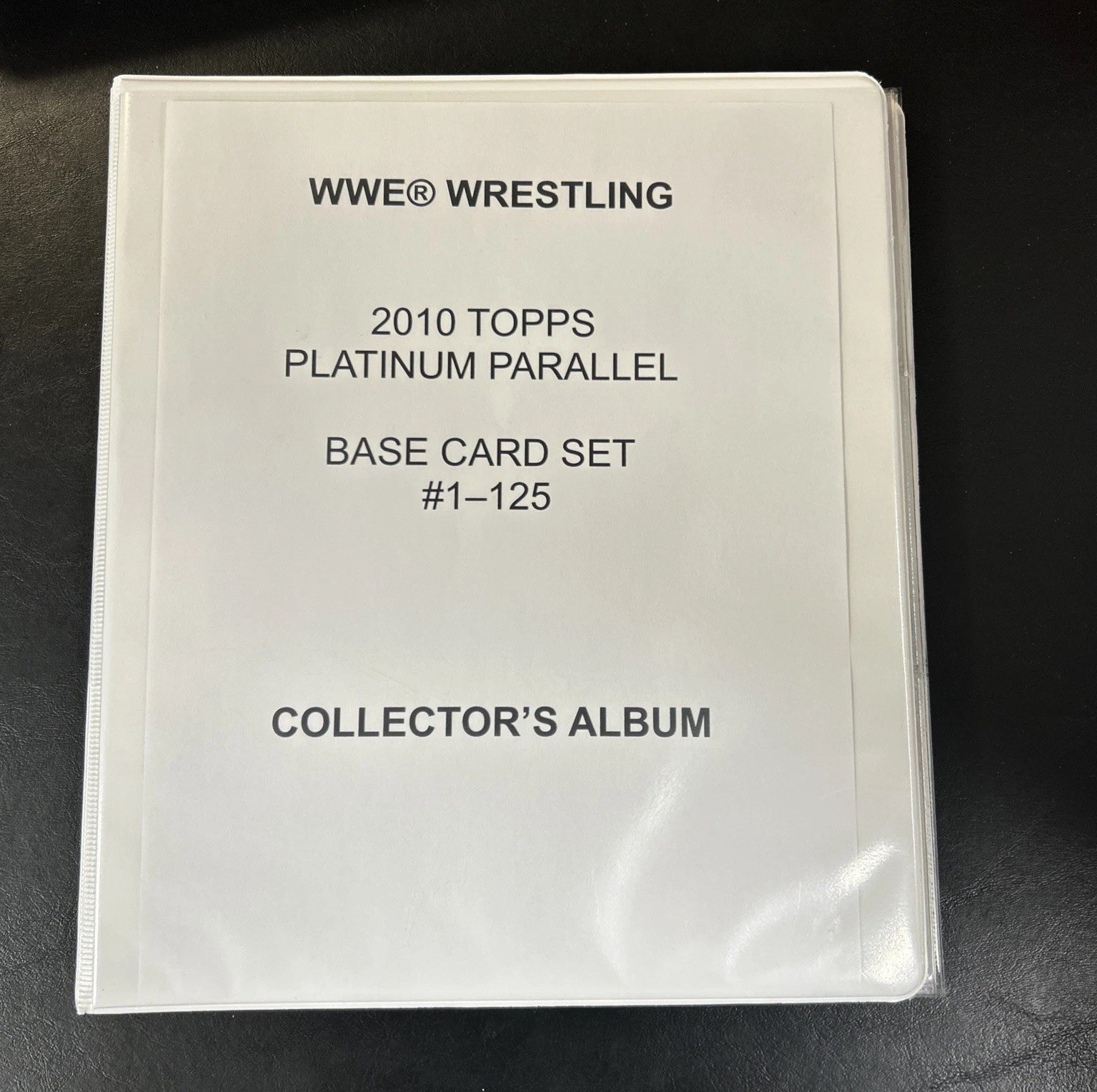 Wrestling WWE 2010 Topps Platinum Parallel Base Card Set of 125 Cards 🔥🔥