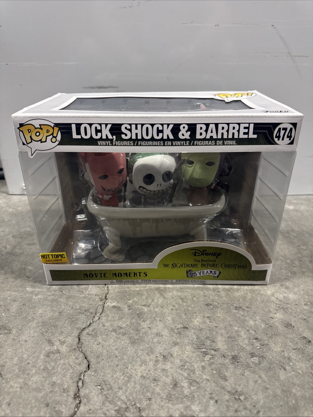 Funko Pop Moments: Disney Lock, Shock & Barrel Nightmare Before Christmas #474