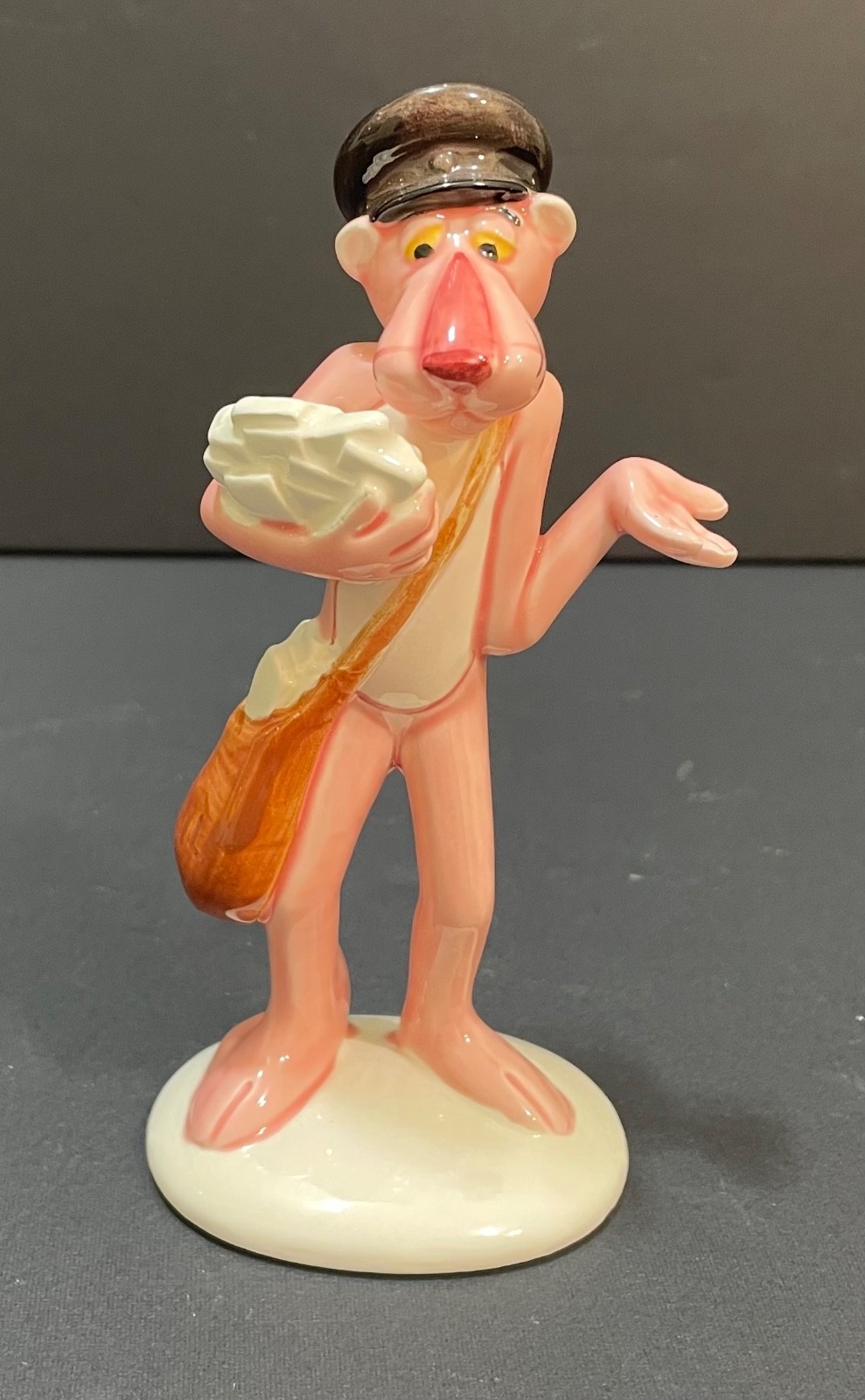 Vintage Pink Panther Mailman Postal Service UAC Geoffrey Figure Figurine