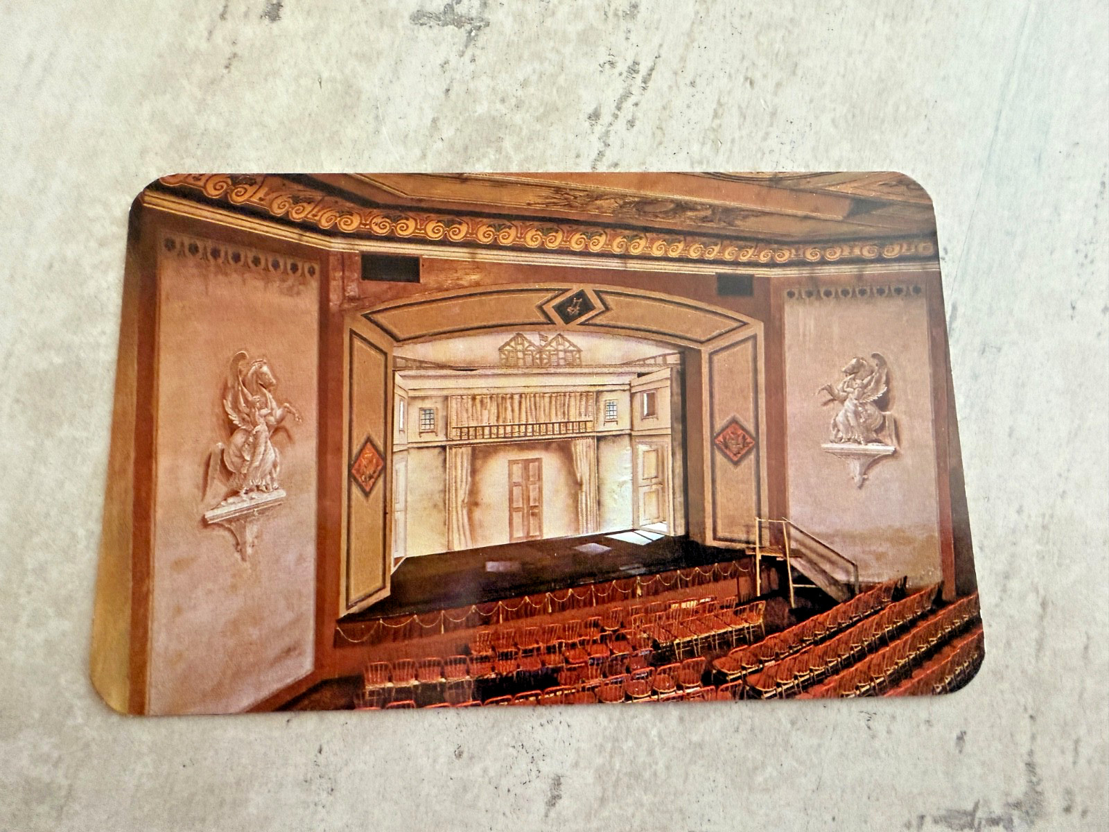 Interior Of Old Opera House Central City CO Postcard Unposted Interior Of Old Opera House Central City CO Postcard Unposted