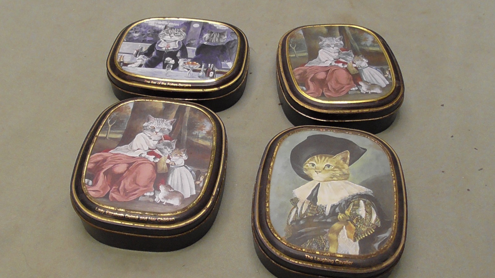 Vintage Bentleys Cats Gallery The Laughing Cavalier Collector Tins Vintage Bentleys Cats Gallery The Laughing Cavalier Collector Tins