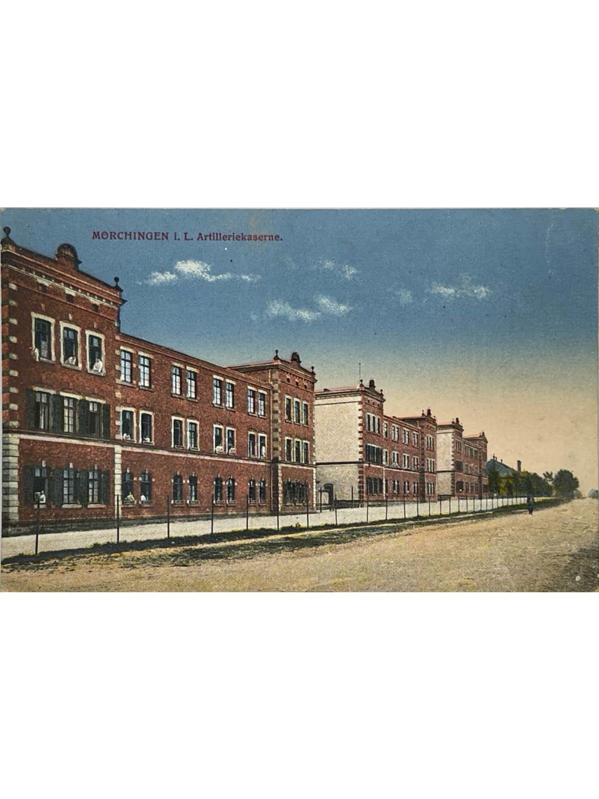 Morhange (Moselle) - Artillery Barracks, Mörchingen - Coloured postcard