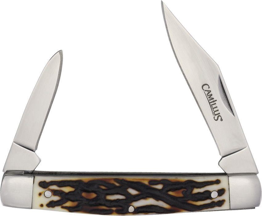 Western Camillus Pen Folder Faux Stag 3 1/2