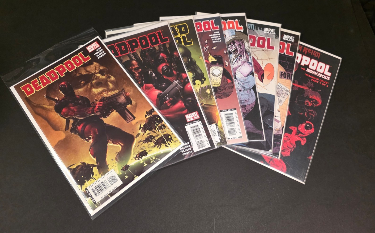 Deadpool 1-8 (Marvel Comics, 2008) ☆ Authentic ☆ 8 Book Lot ☆
