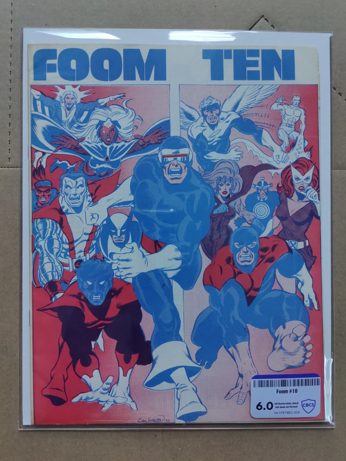 FOOM 10 6.0 FN 1st New X-Men Marvel Comics 1975 Midgrade Light Staple Rust