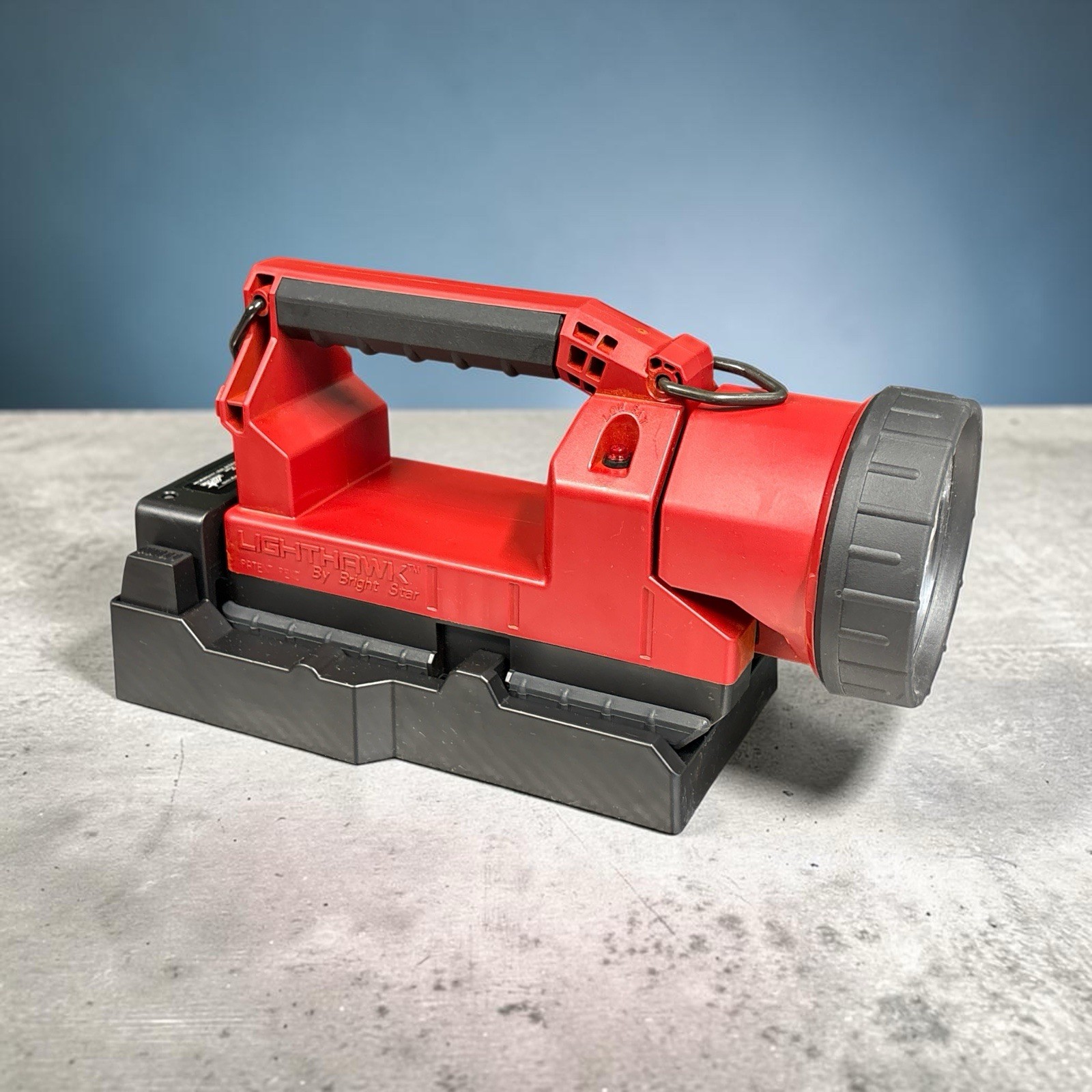 Bright Star Nighthawk Rechargeable LED Flash Light (NEW) #07910 Firefighter Red