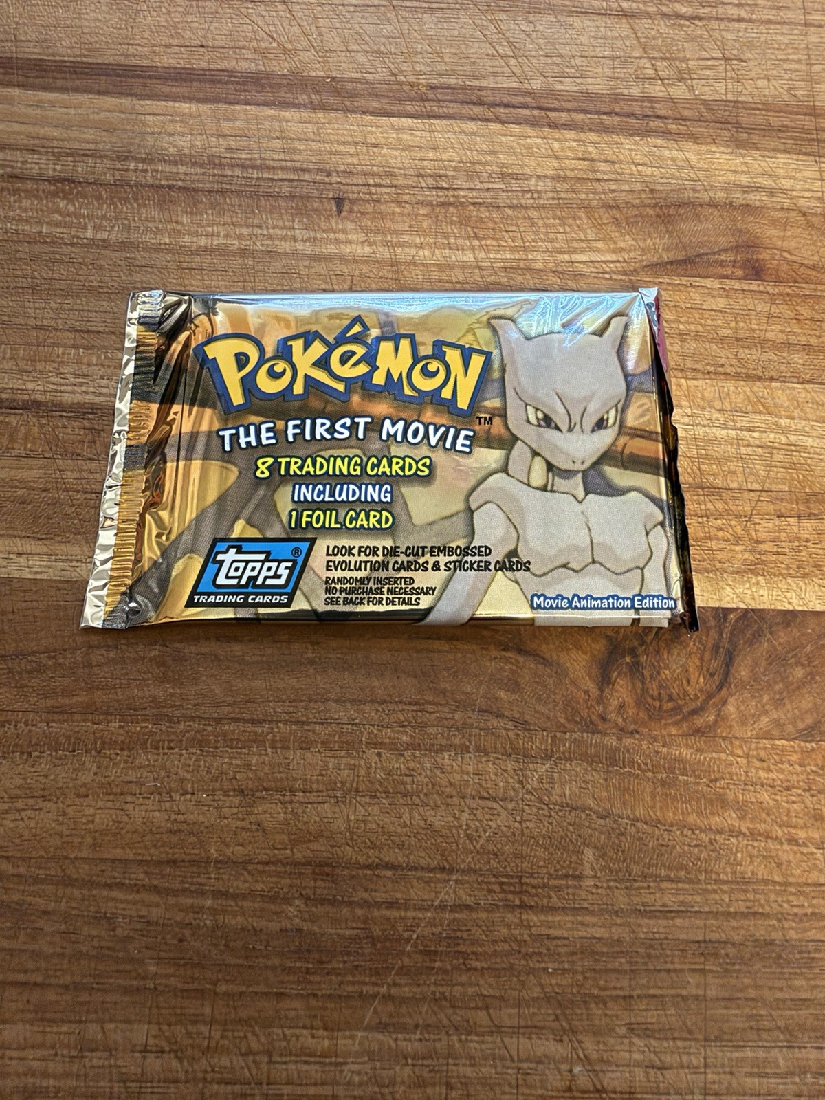 Topps Pokémon The First Movie Animation Edition 1 Pack (8 Cards) Foil 1999