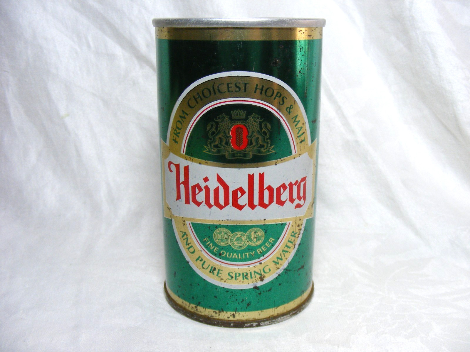 Vintage Steel Beer Can Heidelberg Beer 12oz Pull Tab
