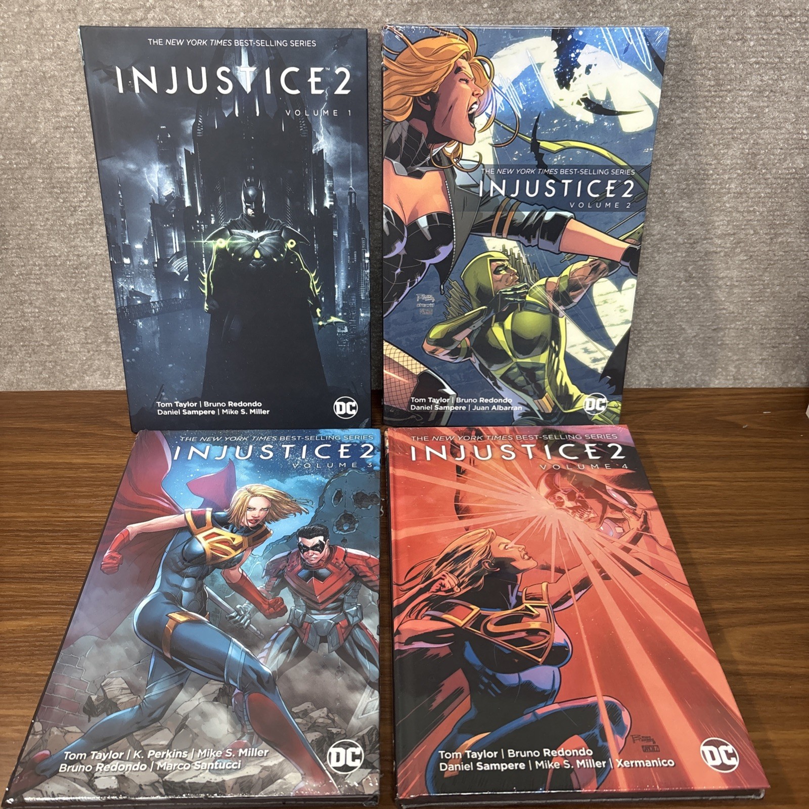 INJUSTICE 2 VOL. 1-4 By Tom Taylor & Bruno Redondo - Hardcover 1 Not Sealed