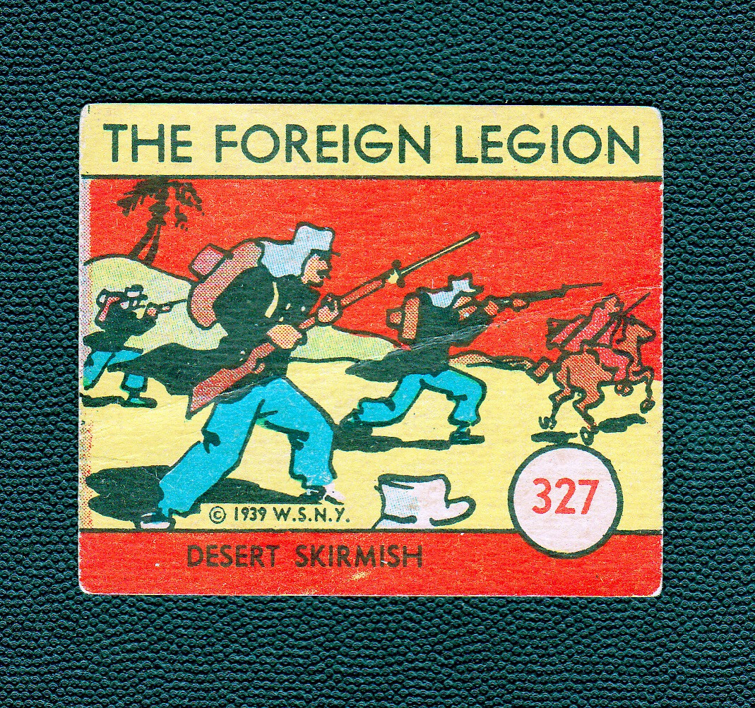 1939  R54 The Foreign Legion # 327  Desert Skirmish Crease