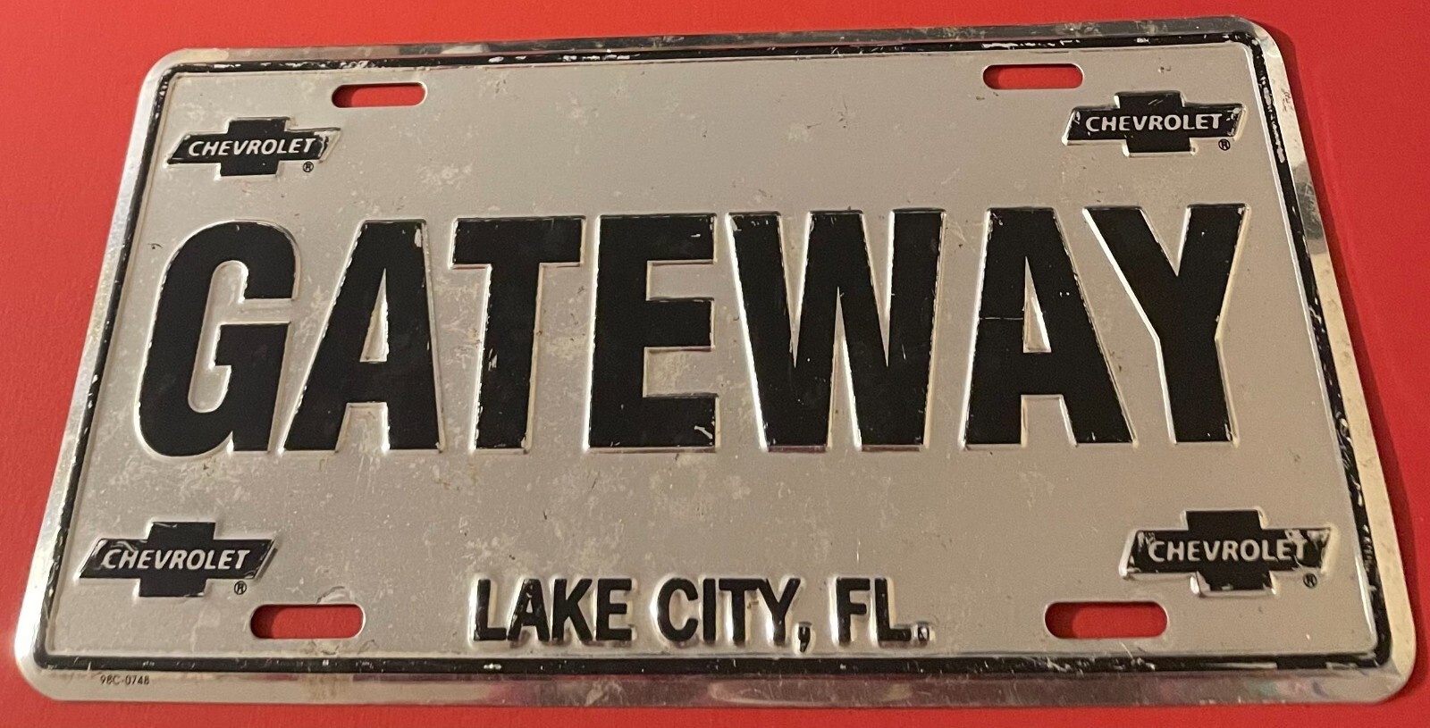 Gateway Chevrolet Dealership Booster License Plate Lake City Florida Dealer