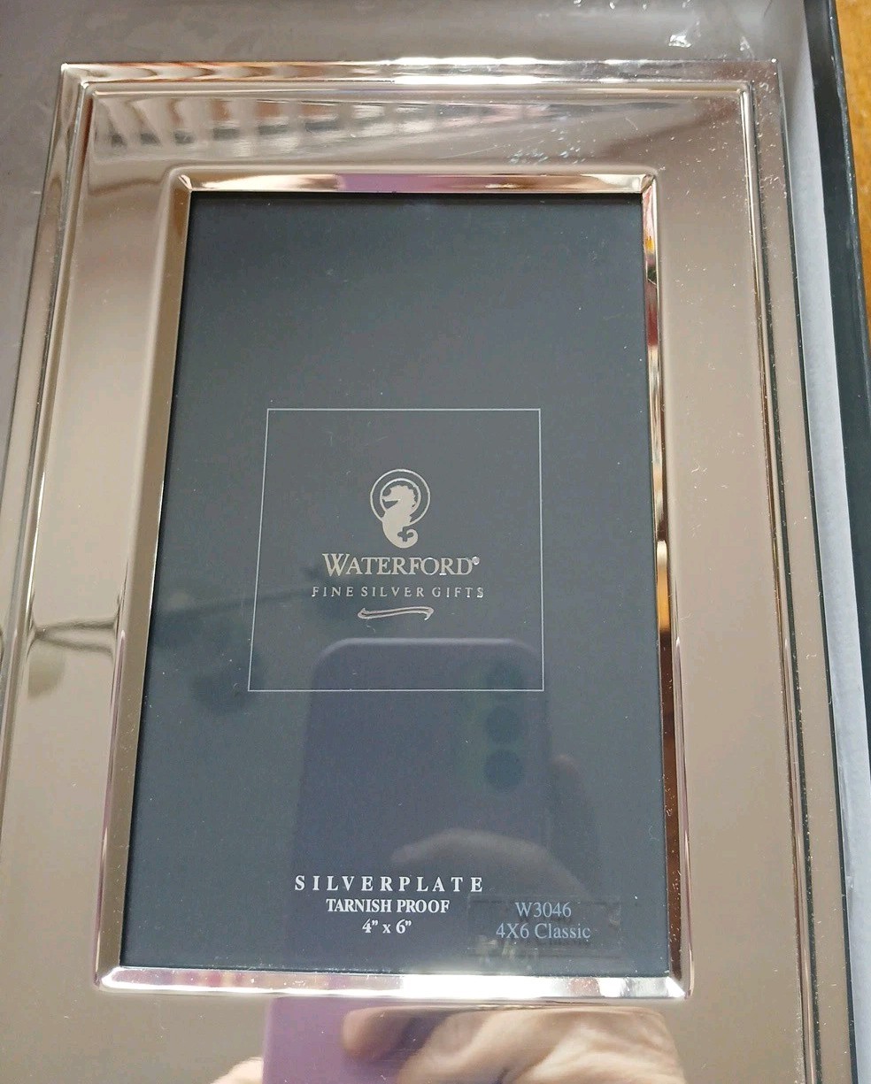 Waterford Classic 4 by 6 Frame NIB
